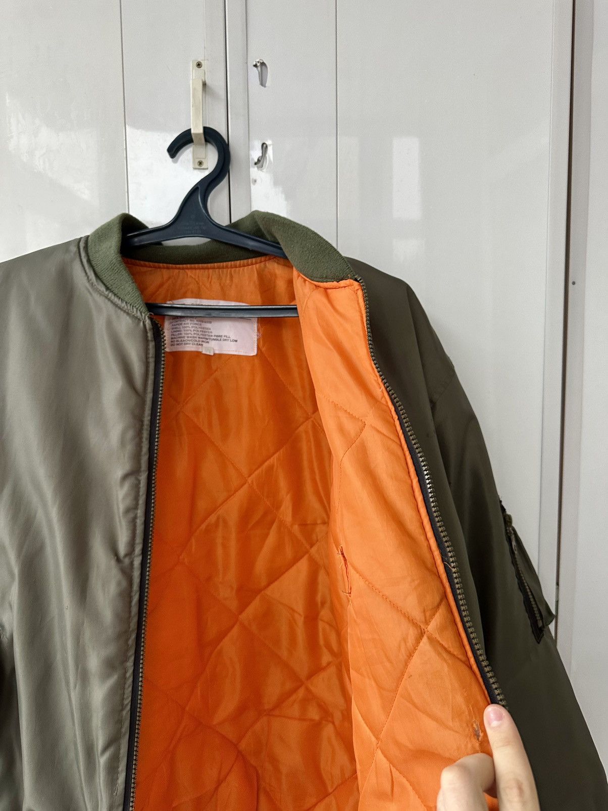 Other Vintage MA-1 Bomber Jacket Military Air Force Size US M / EU 48-50 / 2 - 11 Thumbnail