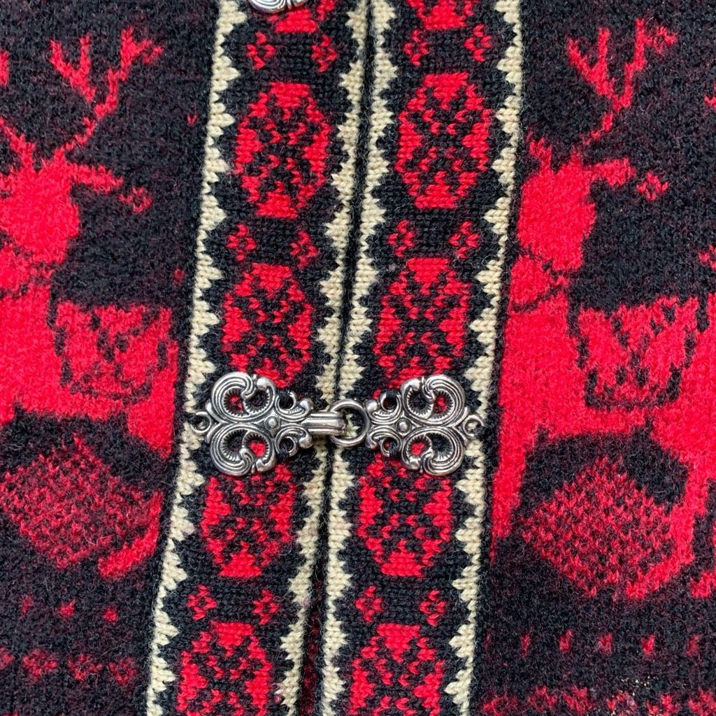 Telluride Vintage Telluride Maroon Red Black Nordic Reindeer Wool Vest Size L / US 10 / IT 46 - 11 Thumbnail