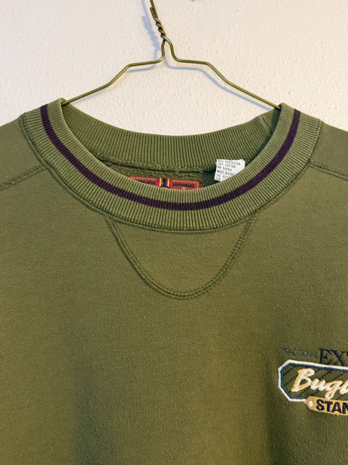 Vintage vintage 90s bugle boy olive green crewneck sweatshirt large Size US L / EU 52-54 / 3 - 5 Thumbnail