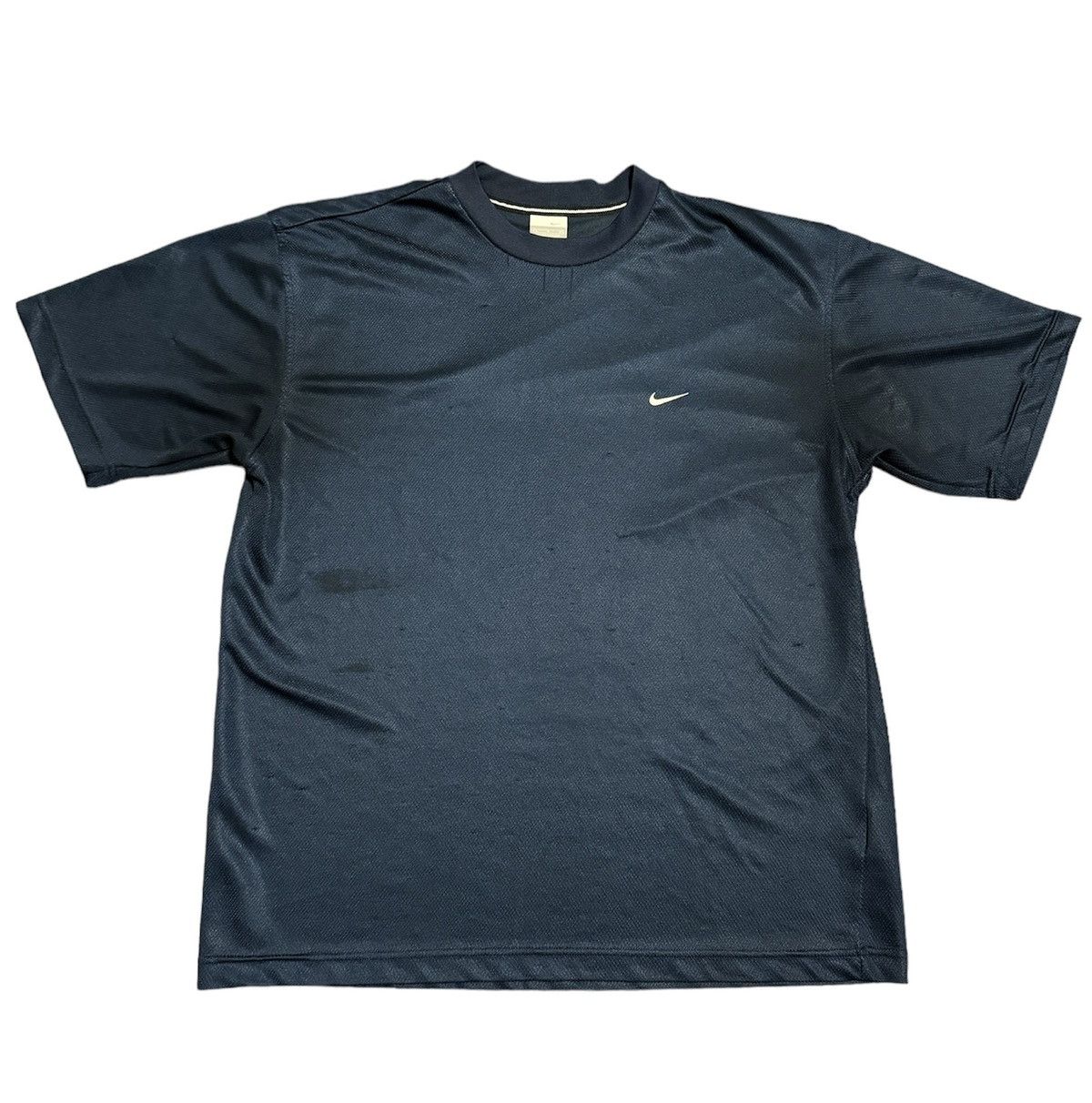 Nike × Vintage navy 2000s nike tee Size US L / EU 52-54 / 3 - 1 Thumbnail