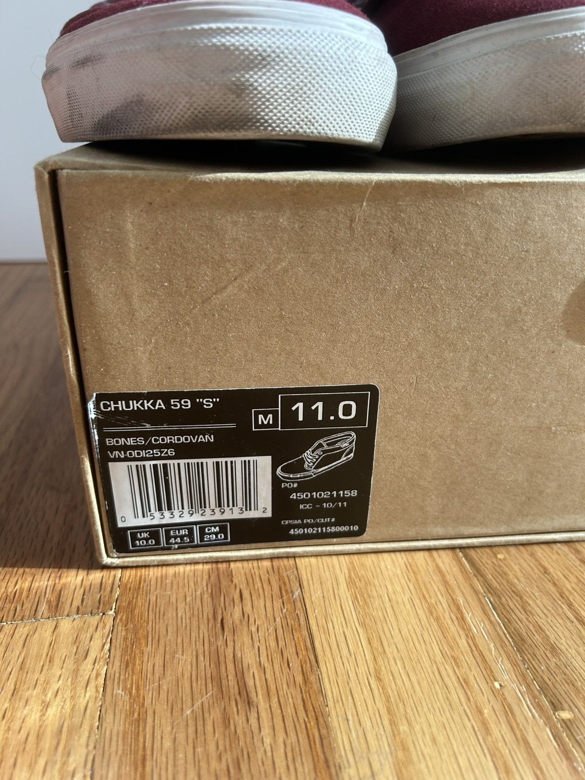Vans × Wtaps VANS WTAPS x Chukka 59 S Bones Cordovan Size 11 Size US 11 / EU 44 - 5 Thumbnail