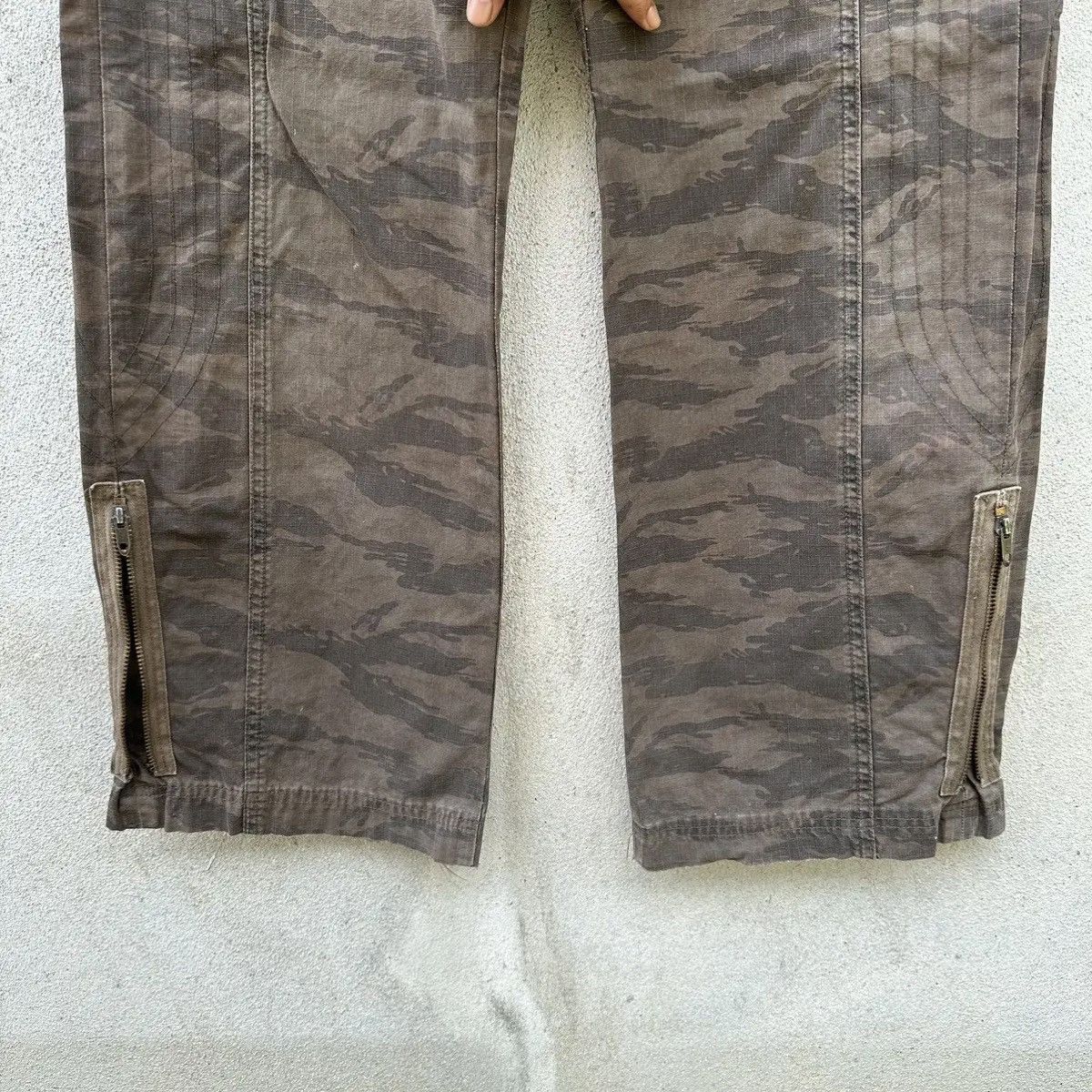 Full Count & Co. RARE‼️1990’s FULLCOUNT 💥UTILITY CAMO TALON ZIPPER LEG PANTS Size US 30 / EU 46 - 5 Thumbnail