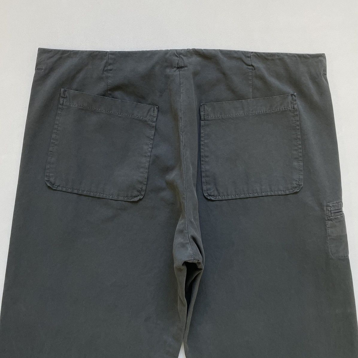 Maison Margiela S/S 06 Gray Cotton Wide Leg Utility Pants Size US 34 / EU 50 - 15 Thumbnail