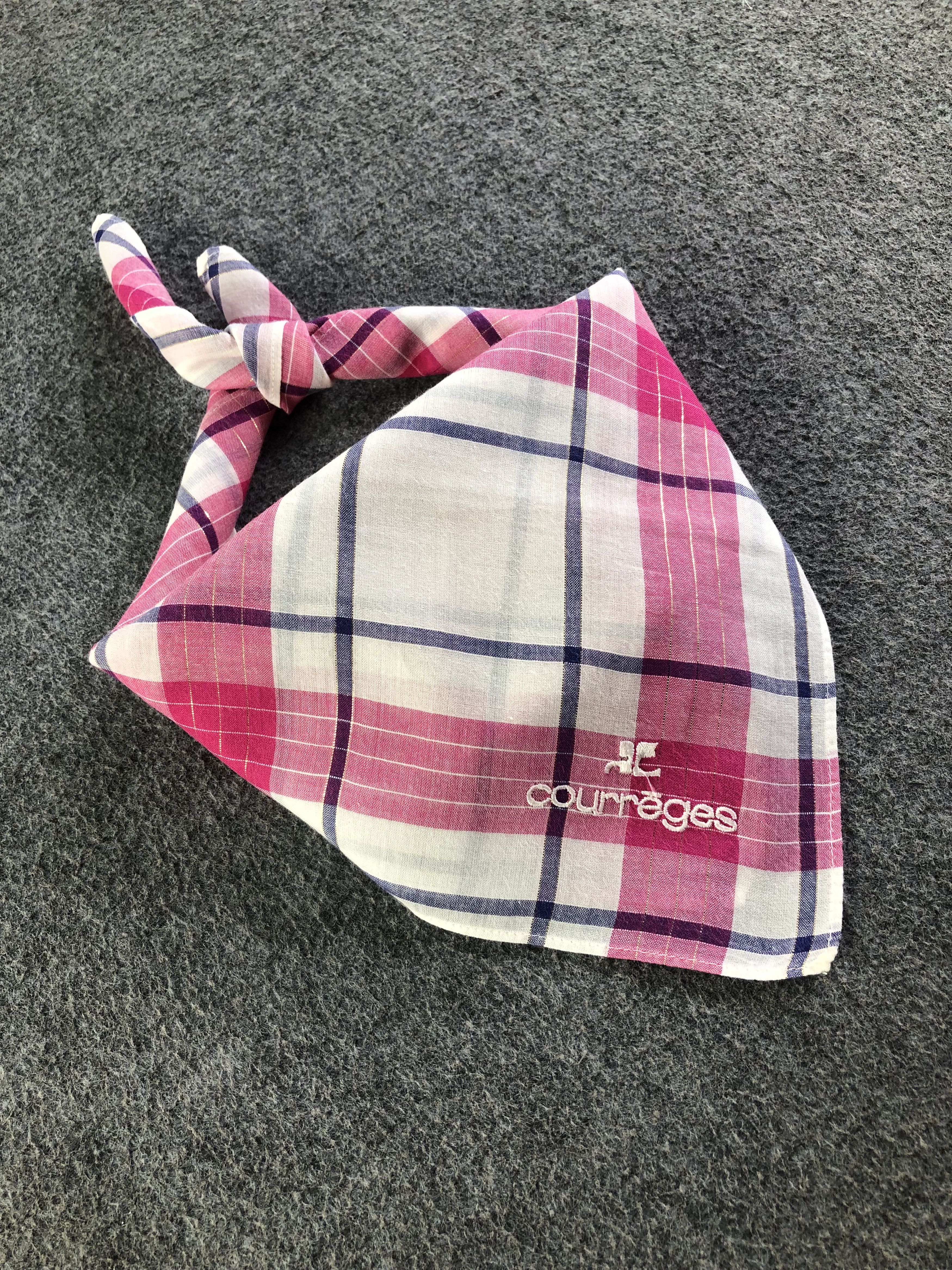 Courreges Courreges Handkerchief / Bandana / Neckerchief C392 Size ONE SIZE - 2 Thumbnail