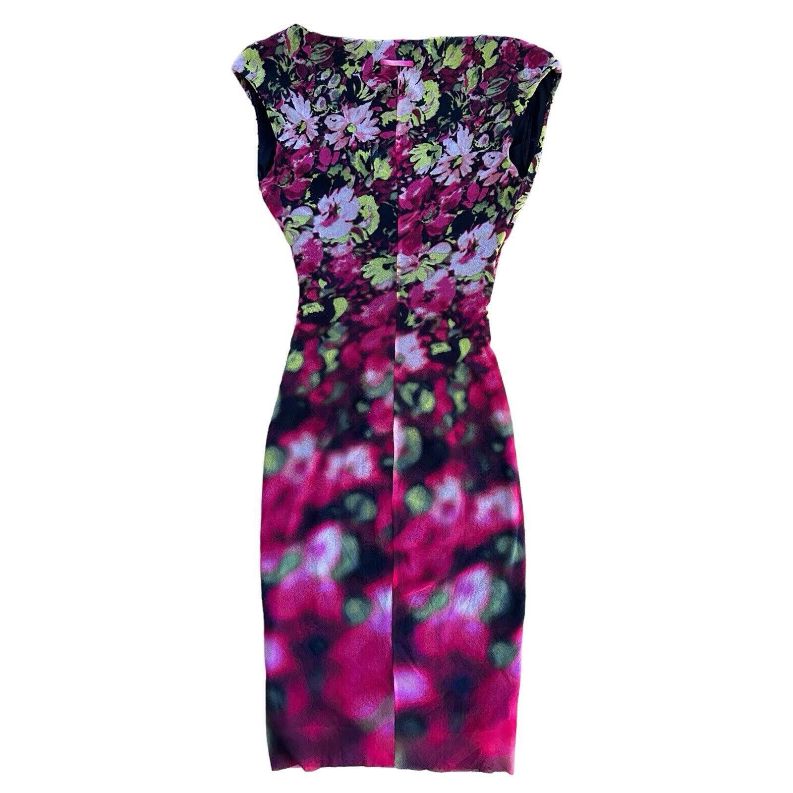 Jean Paul Gaultier Vintage Jean Paul Gaultier Soleil Midi Sheath Dress Floral S Size S / US 4 / IT 40 - 2 Thumbnail