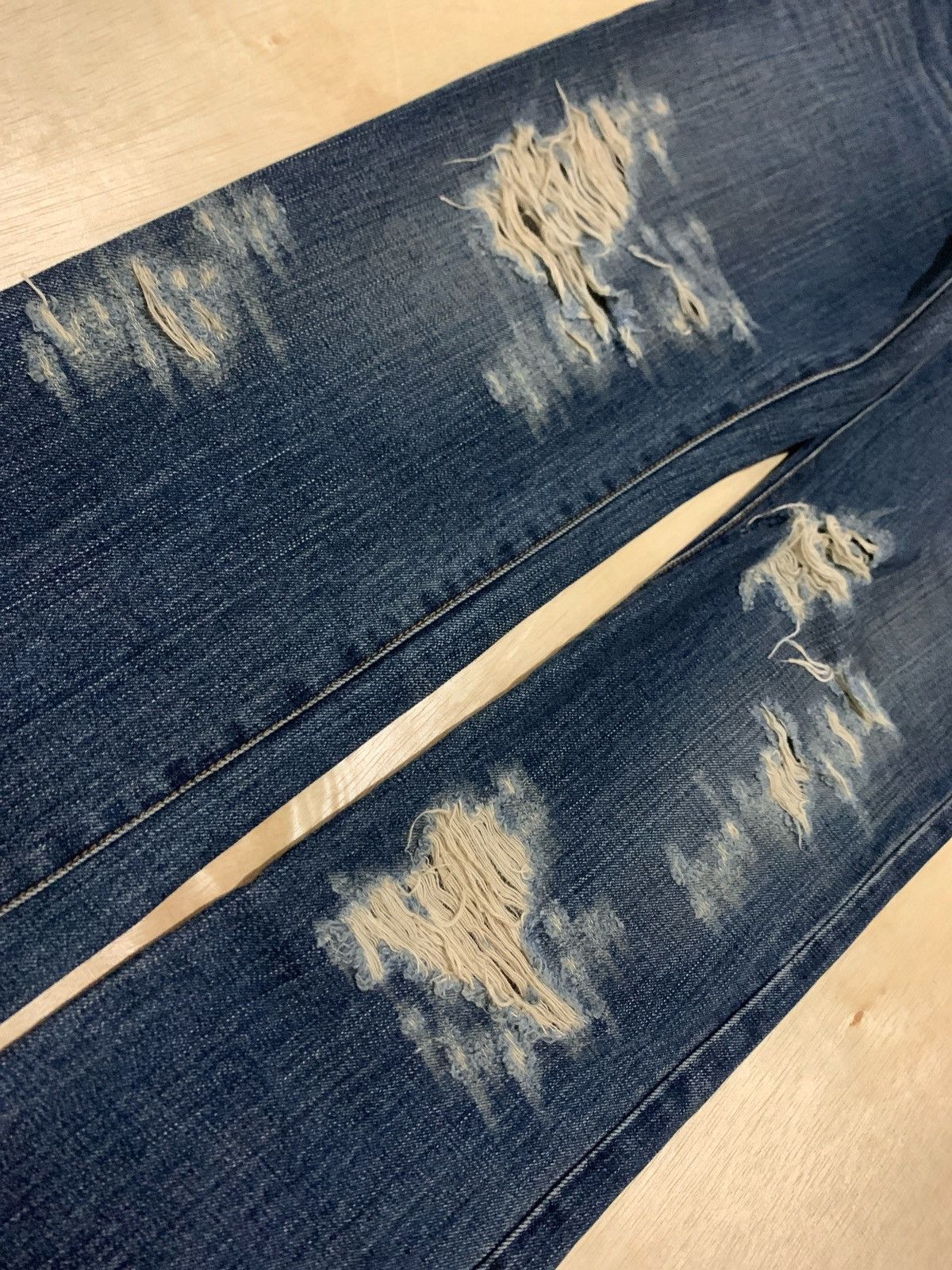20471120 × If Six Was Nine × Japanese Brand Japanese Brand Distressed Denim Rico Jeans Undercover Style Size US 33 - 5 Thumbnail