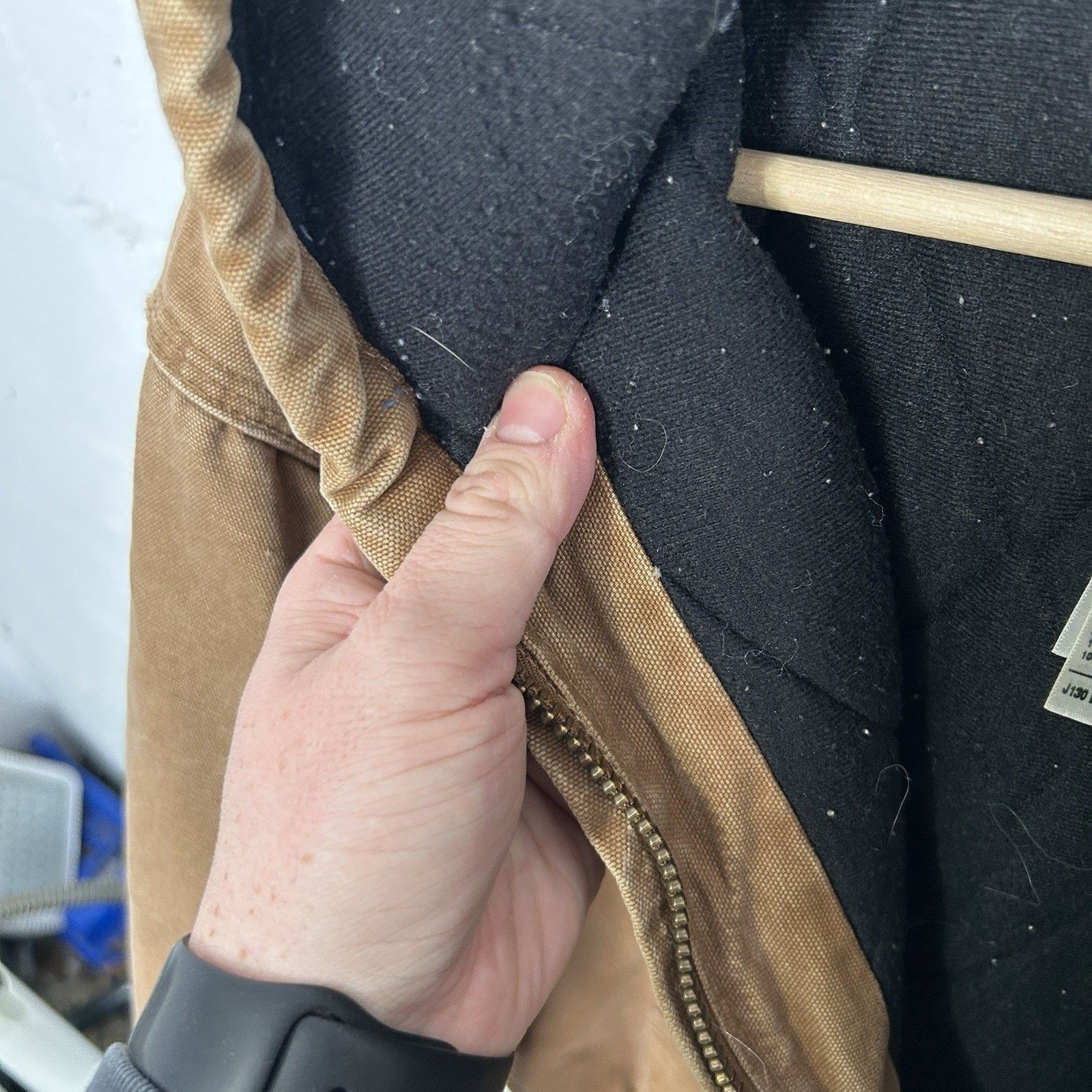 Carhartt Carhartt Hooded Quilt-Lined Active Jacket “Brown” J130-211 Size US XL / EU 56 / 4 - 12 Thumbnail