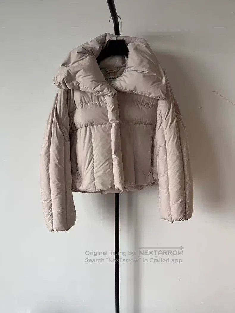 Acne Studios Acne Studios Long Sleeve Short Zip-up Quilted Jacket White Size XS / US 0-2 / IT 36-38 - 2 Thumbnail
