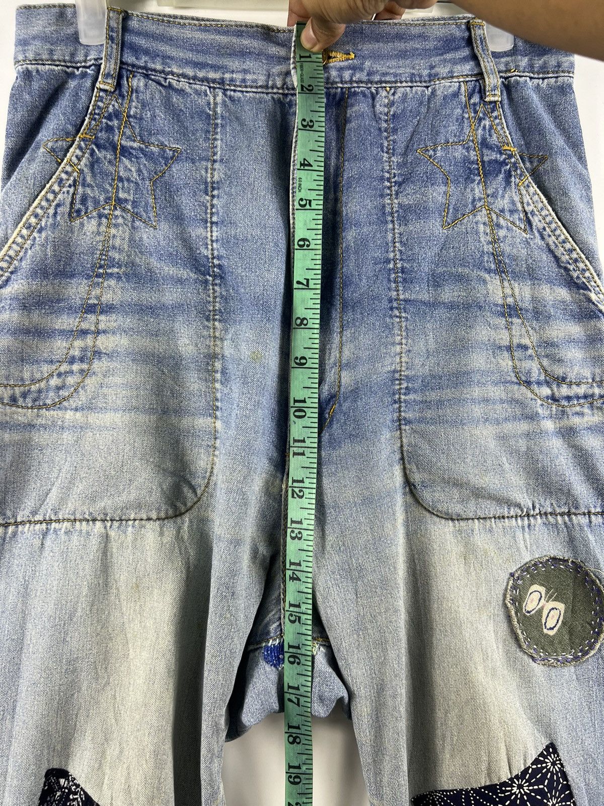 Issey Miyake 🔥 Mercibeaucoup MORE PATCHES issey miyake dyed Soft denim Size US 31 - 8 Thumbnail