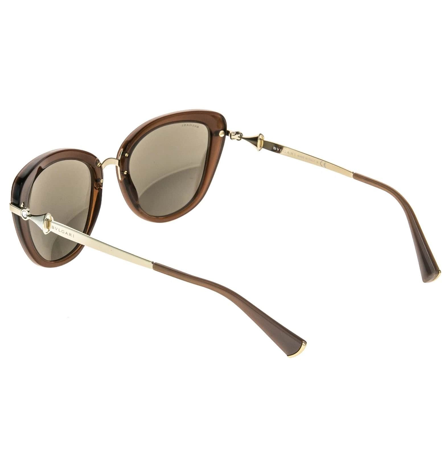 Bvlgari BULGARI BV8193B DIVAS DREAM Brown Beige Fan Sunglasses 8193 Size ONE SIZE - 4 Thumbnail