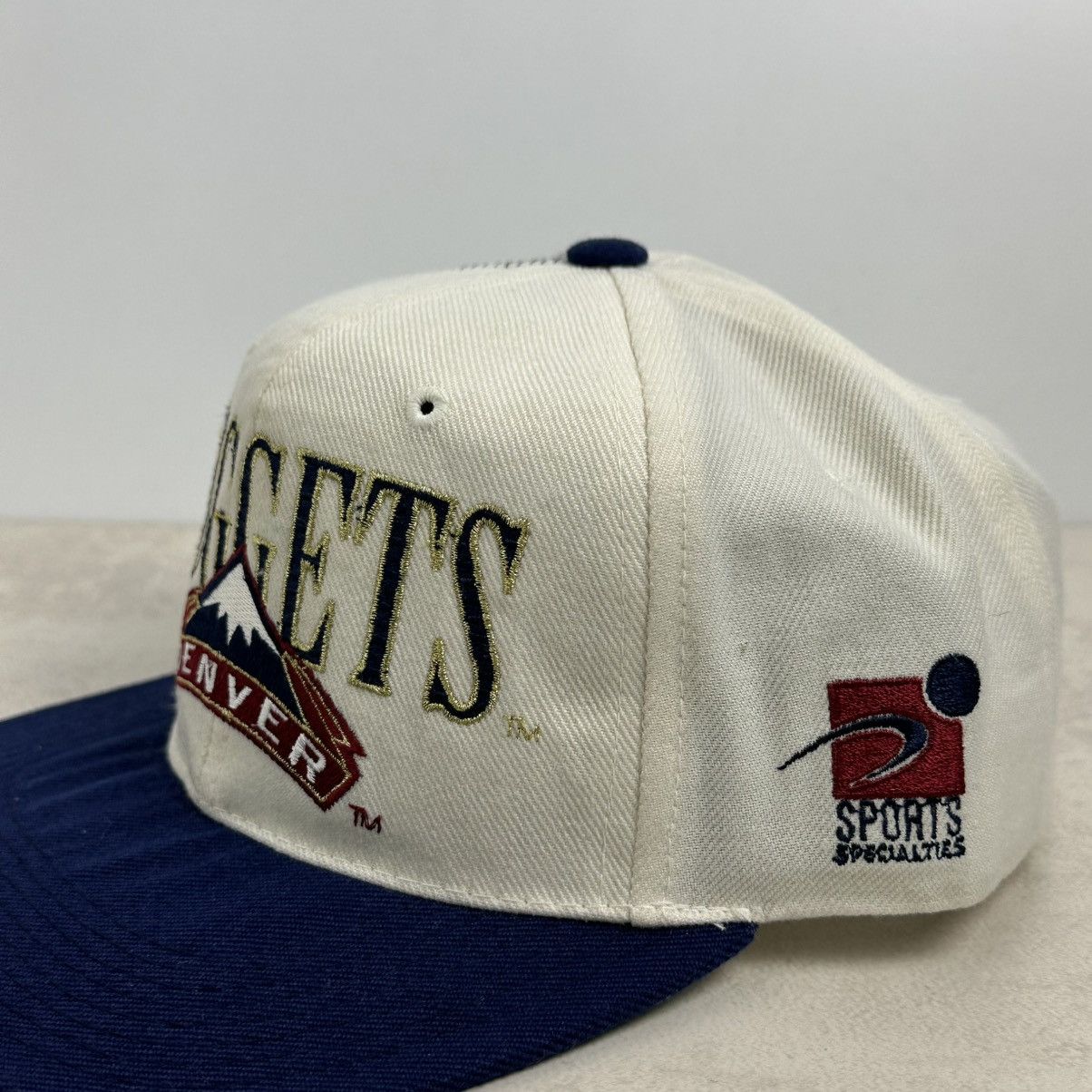 Sports Specialties Vintage Hat Denver Nuggets Laser Sports Specialties 90s NBA Size ONE SIZE - 3 Thumbnail