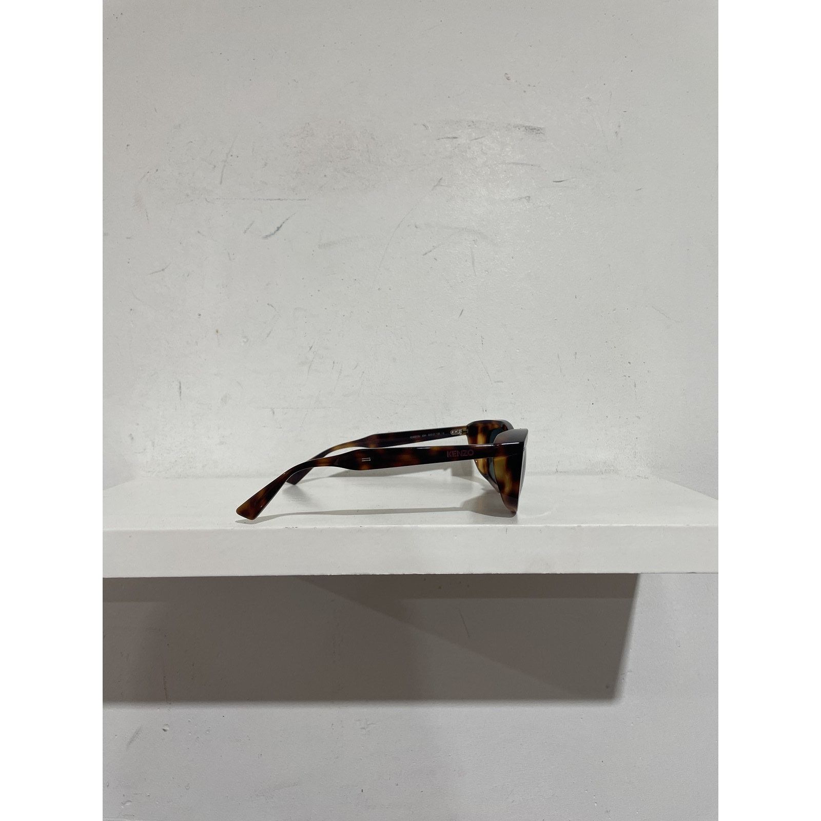 Kenzo KENZO WEAVE HAVANA GEOMETRIC SUNGLASSES Size ONE SIZE - 4 Thumbnail