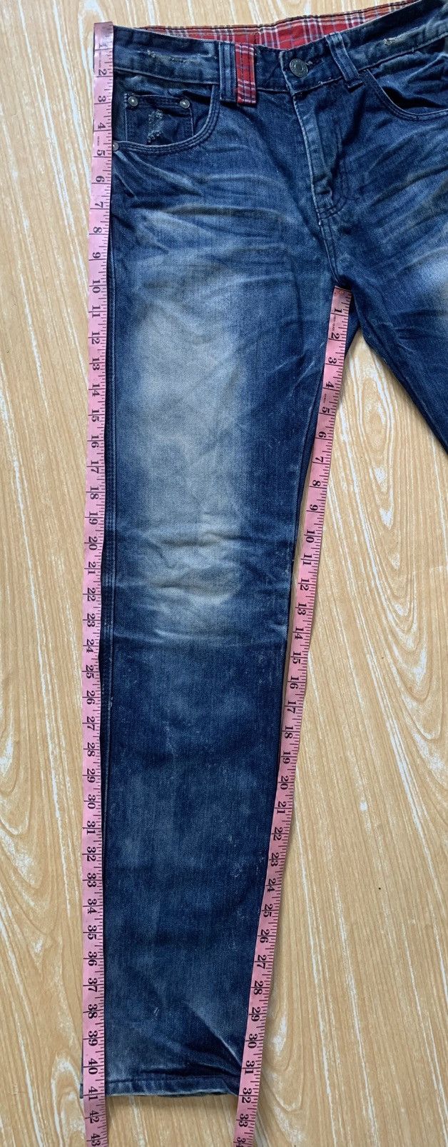 Japanese Brand Street Setup est 2007 Mud Wash Denim Jeans Pants Size US 30 / EU 46 - 21 Thumbnail