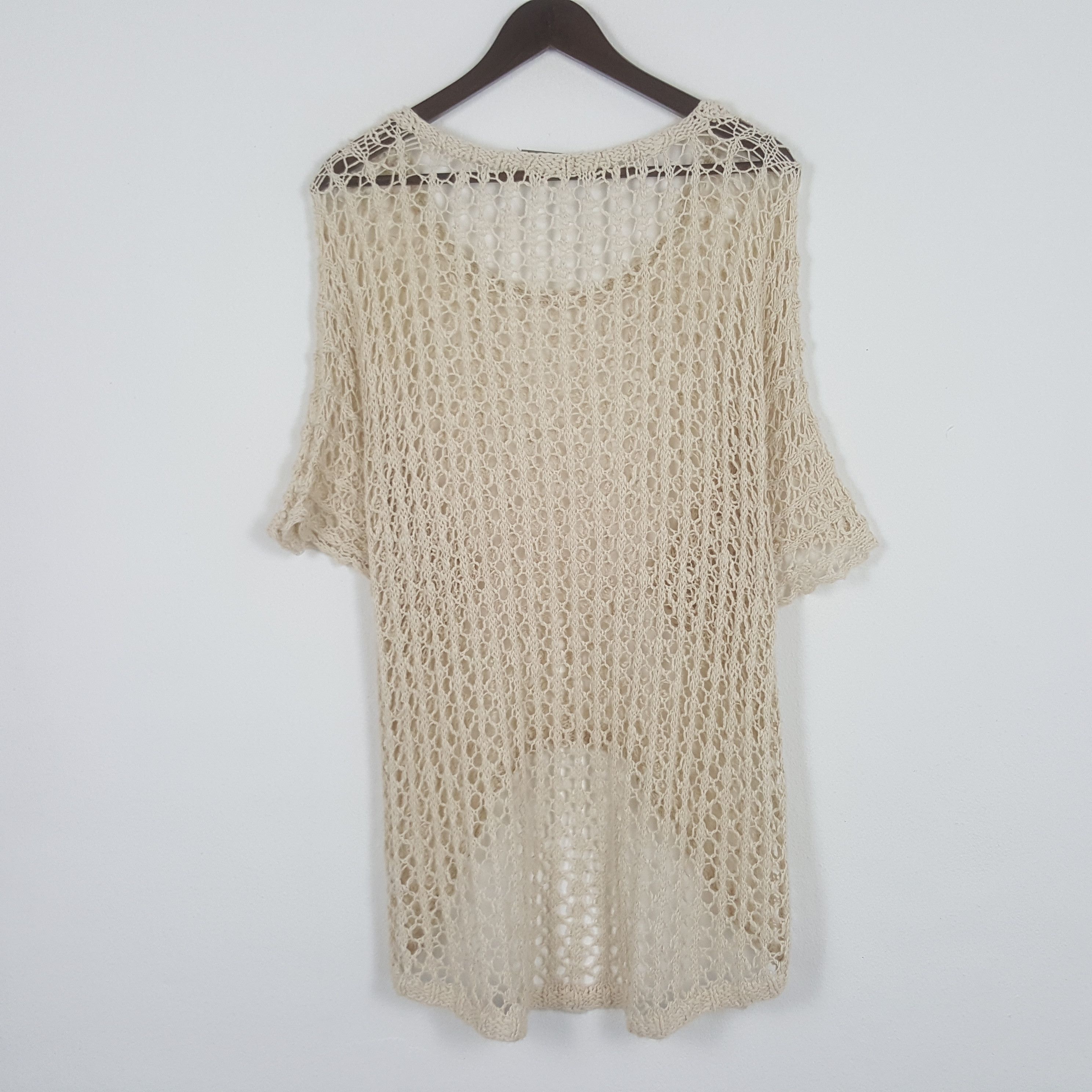 If Six Was Nine × Japanese Brand × Vintage Vintage GOA Knitwear Japanese Shirt Size L / US 10 / IT 46 - 1 Thumbnail