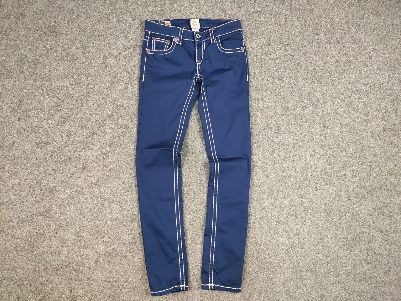 True Religion True Religion Geno Denim Slim Jeans Made in USA Y2K Style Size 28" / US 6 / IT 42 - 18 Thumbnail