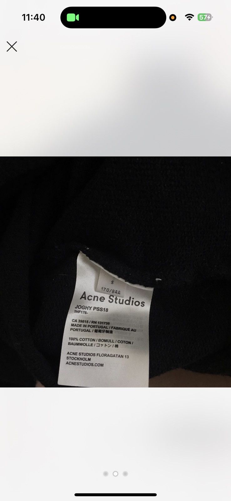 Acne Studios Acne studios joghy hoodie Size S / US 4 / IT 40 - 2 Thumbnail
