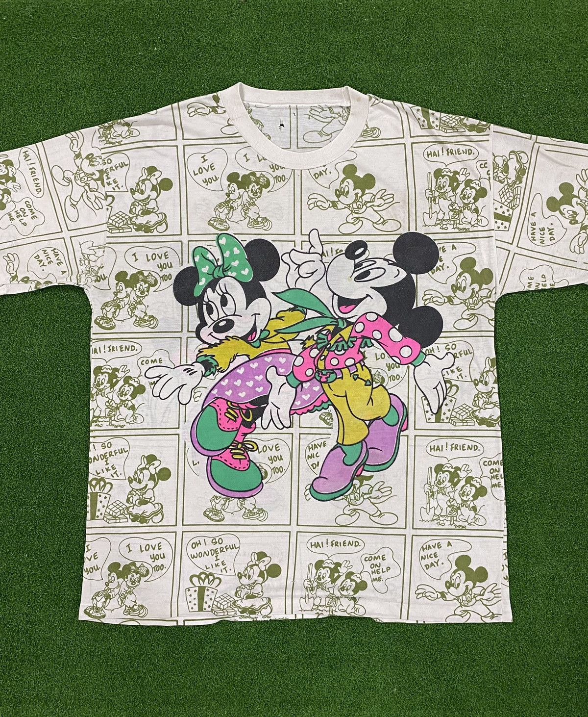 Mickey Mouse × Vintage Mickey Minnie Mouse AOP Size US M / EU 48-50 / 2 - 1 Thumbnail