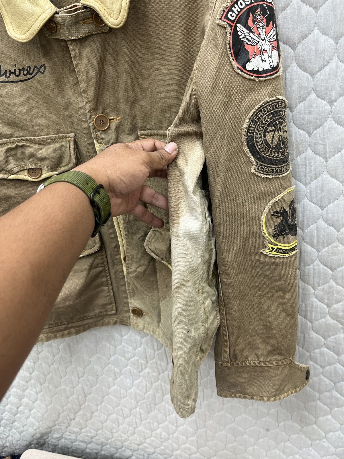 Avirex 🔥🔥🔥STEALS AVIREX MILITARY UTILITY JACKET Size US M / EU 48-50 / 2 - 20 Thumbnail