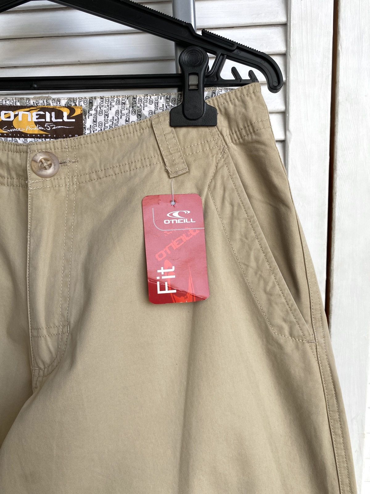 O'Neill Vintage O’Neil Baggy Skateboarding Light Pants Y2K Beige Size US 31 - 7 Thumbnail