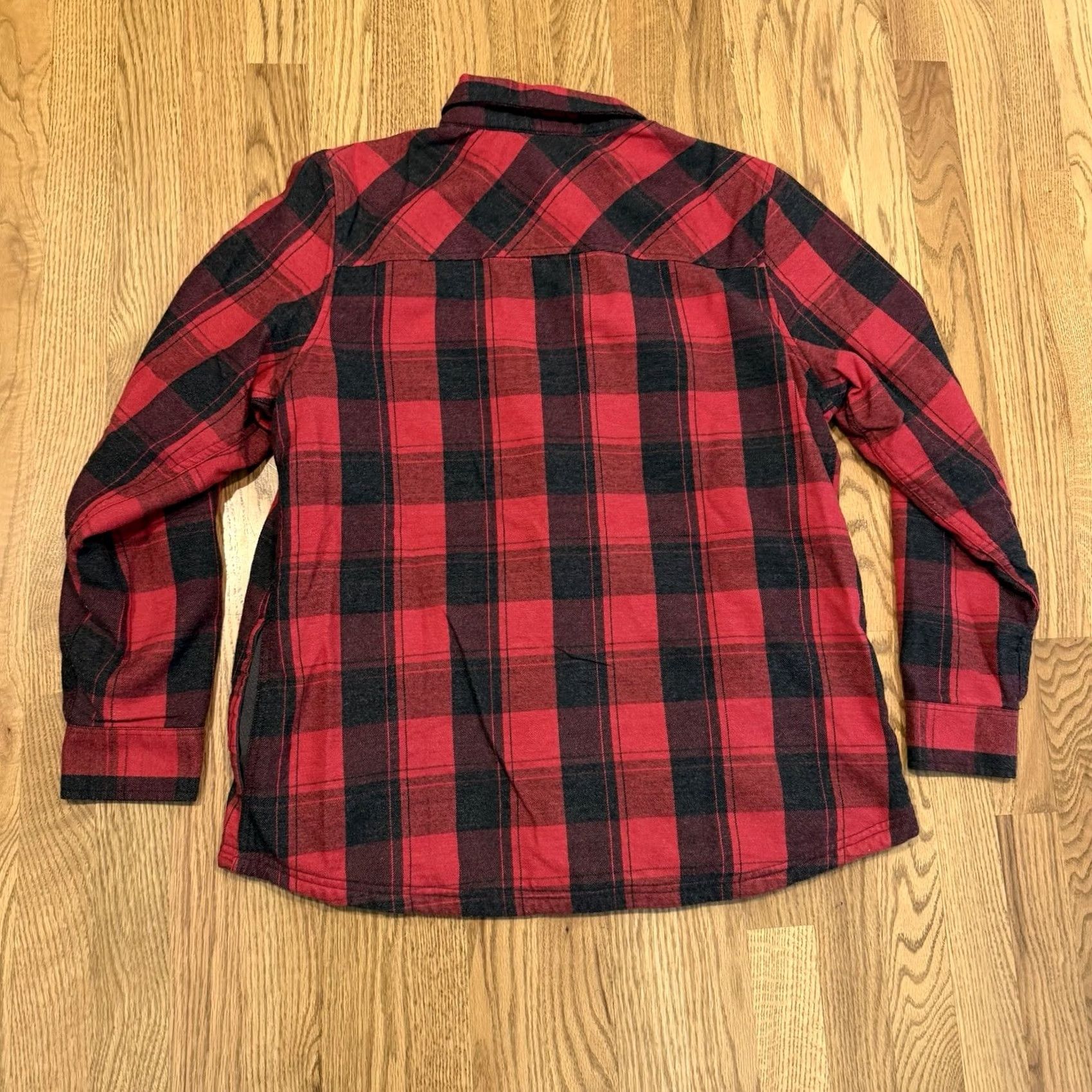 Vintage LL Bean Primaloft Plaid Flannel Wool blend Shacket Jacket Womens Large Size L / US 10 / IT 46 - 5 Thumbnail