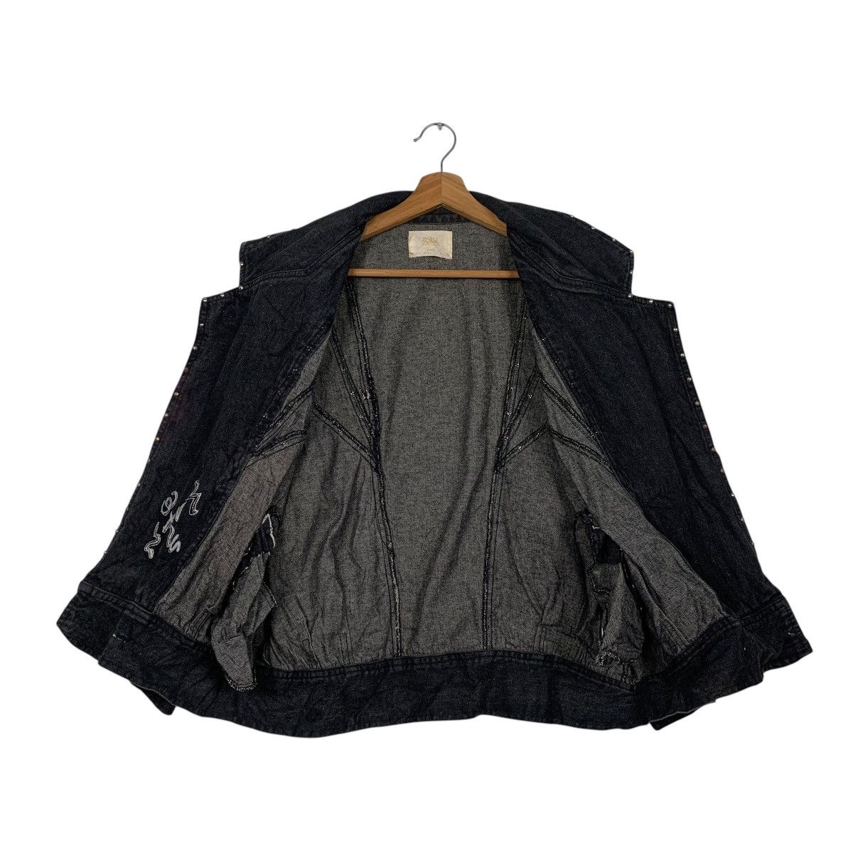 Japanese Brand Nice Design Japanese Brand Spica Gothic Denim Jacket Size M / US 6-8 / IT 42-44 - 11 Thumbnail