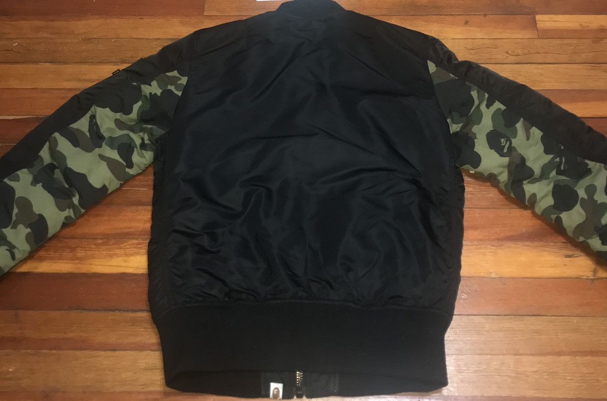 Alpha Industries × Bape Bape x Alpha Industries Reversible MA-1 Jacket Size US XL / EU 56 / 4 - 3 Thumbnail