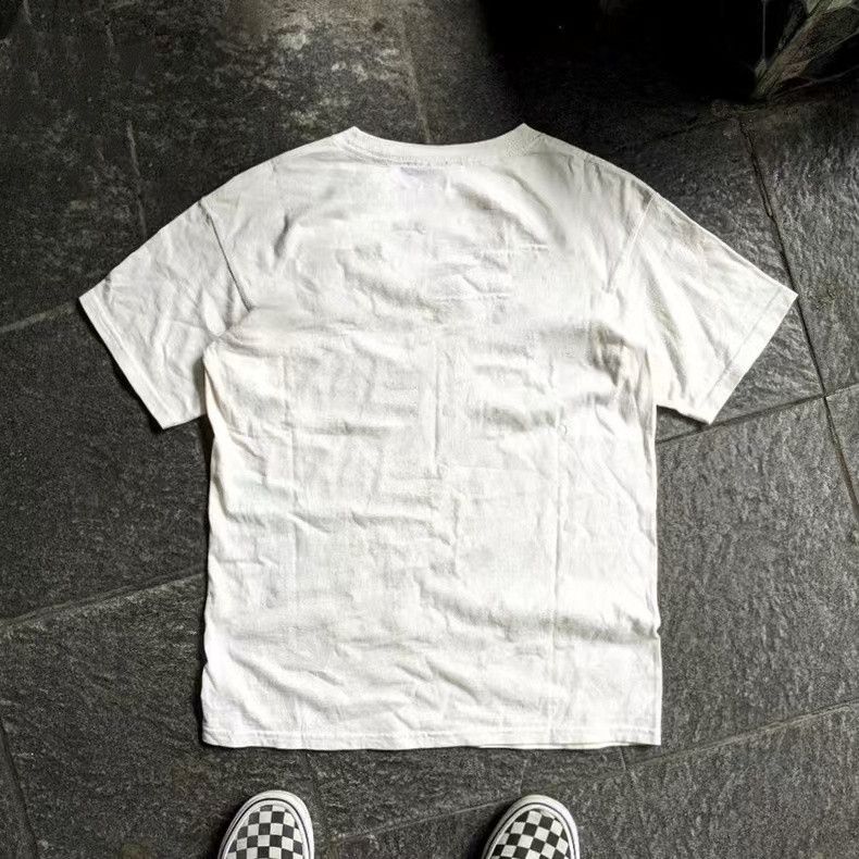 Vintage White washed vintage snake pattern cotton tshirt Size US M / EU 48-50 / 2 - 2 Thumbnail