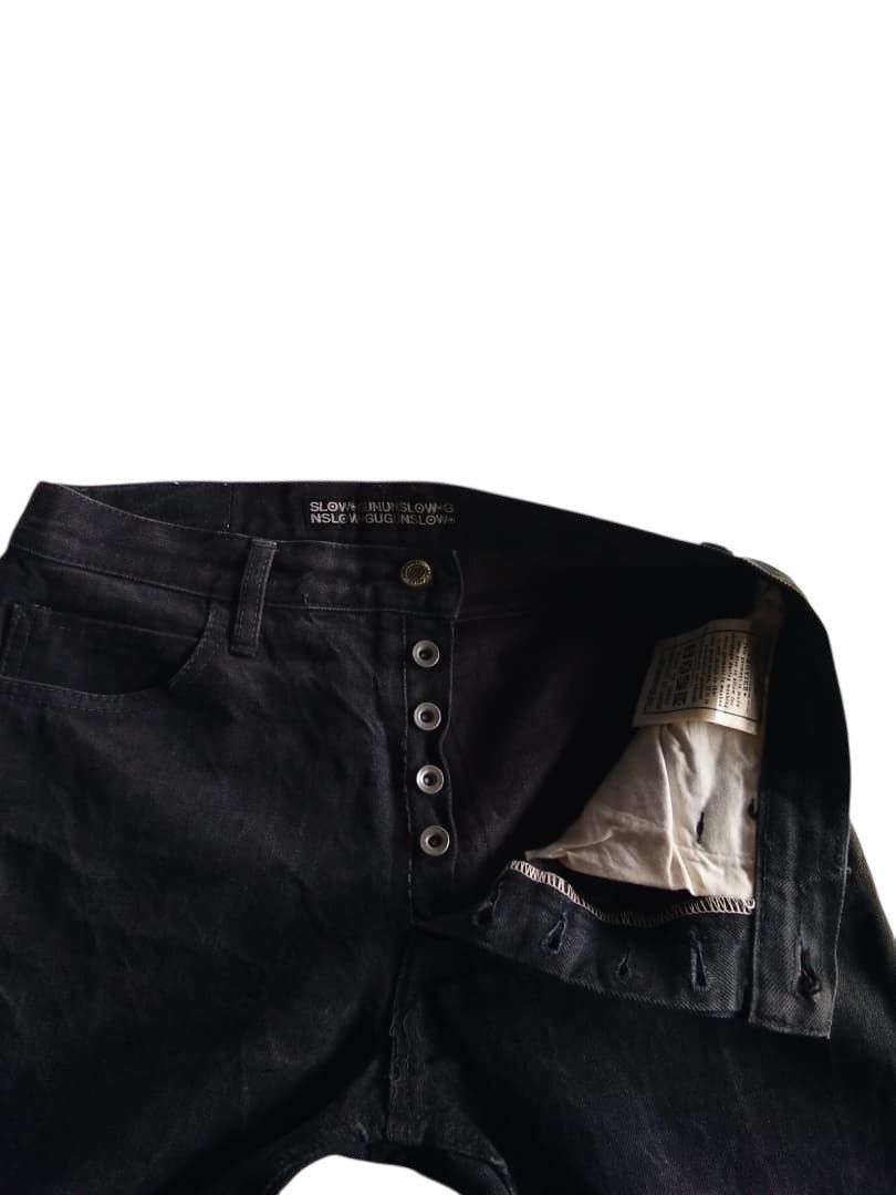 Kapital SLOW GUNS JAPANESE STREETWEAR SELVEDGE BUTTON FLY DENIM Size US 30 / EU 46 - 11 Thumbnail