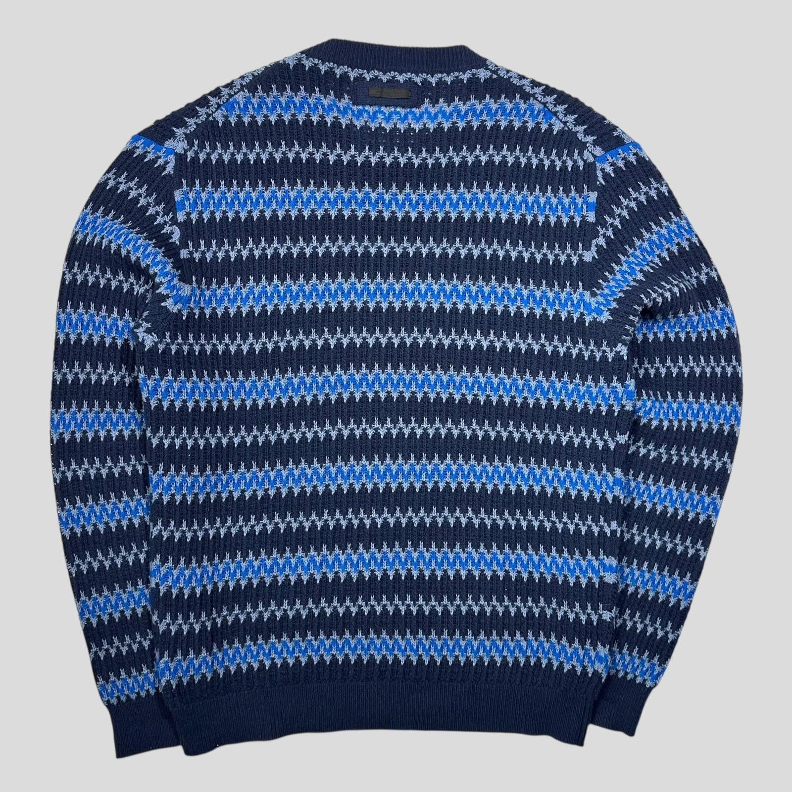 Prada Prada 2019 Lightning Cashmere Wool Logo Knit - IT54 (L) Size US L / EU 52-54 / 3 - 2 Thumbnail