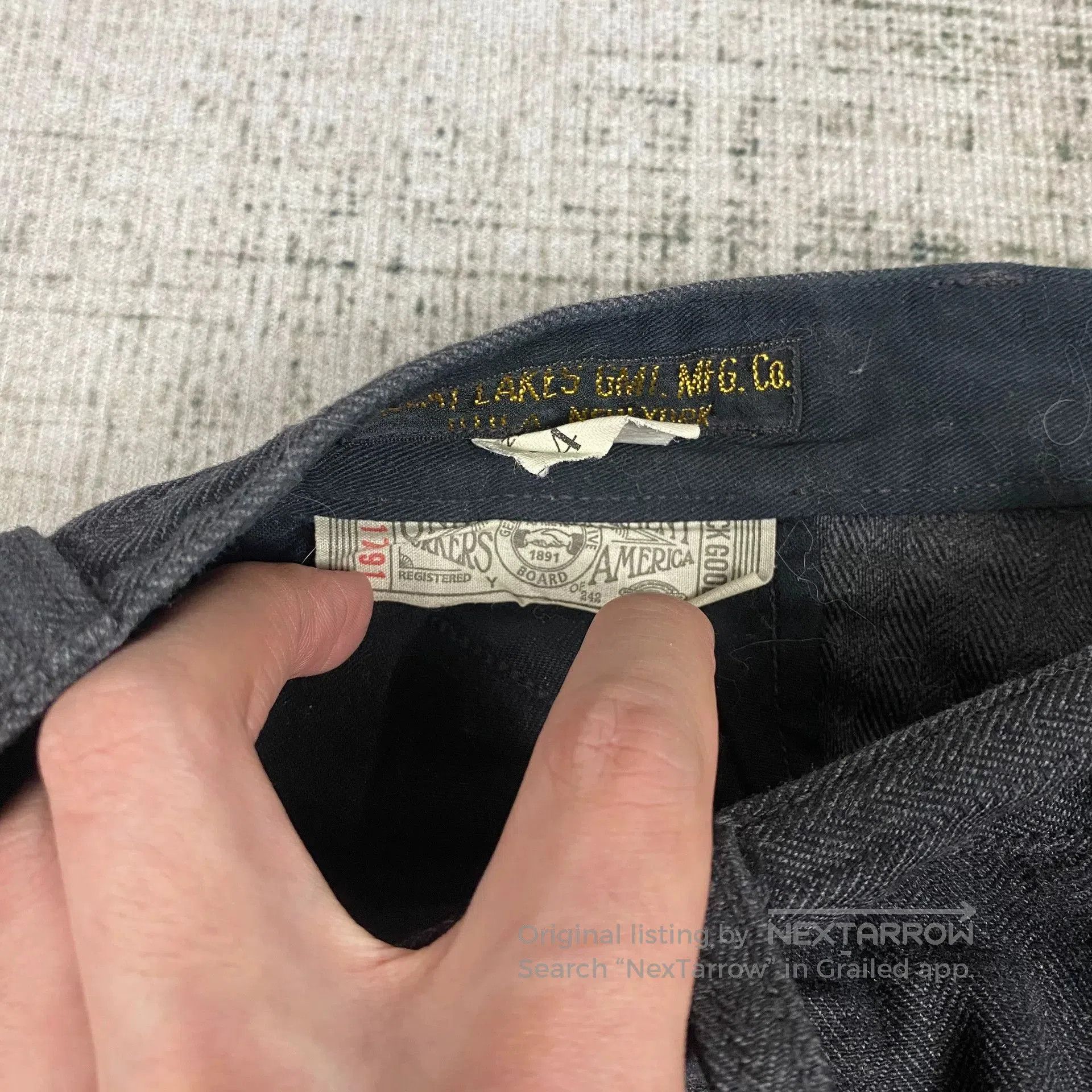Freewheelers FREEWHEELERS Herringbone Casual Pants. Size US 34 / EU 50 - 6 Thumbnail