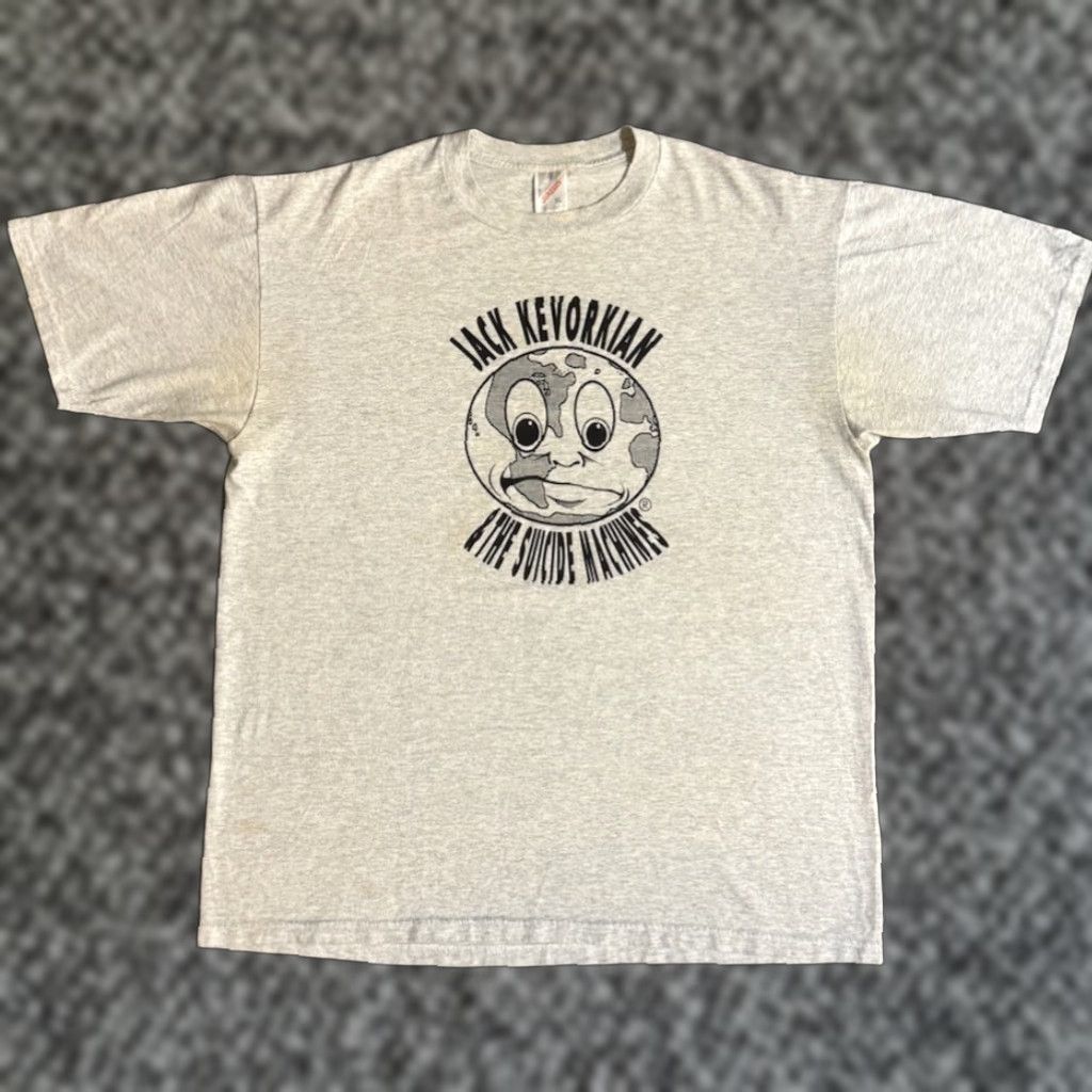 Jerzees VINTAGE Jack Kevorkian & The Suicide Machines T Shirt XL Detroit Punk Ska Grunge Rock Music Band 1990s Men T-Shirt Size US XL / EU 56 / 4 - 1 Thumbnail