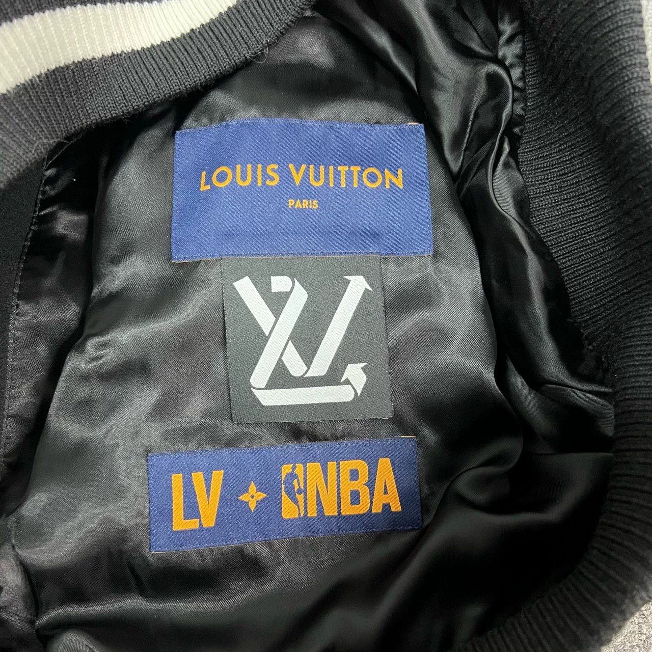 Louis Vuitton Louis Vuitton LV NBA Collaboration Leather Jacket Size XXL / US 16-18 / IT 52-54 - 6 Thumbnail