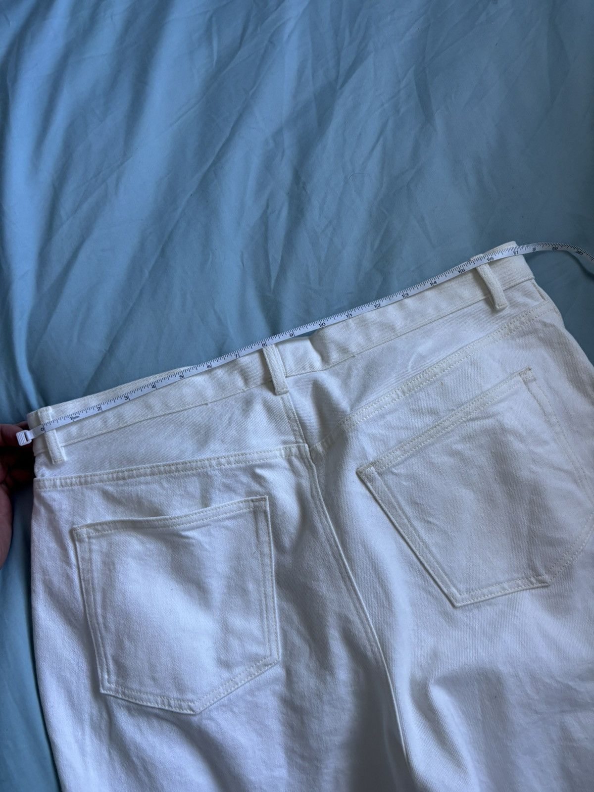 A.P.C. White APC slim jeans worn once Size US 34 / EU 50 - 6 Thumbnail