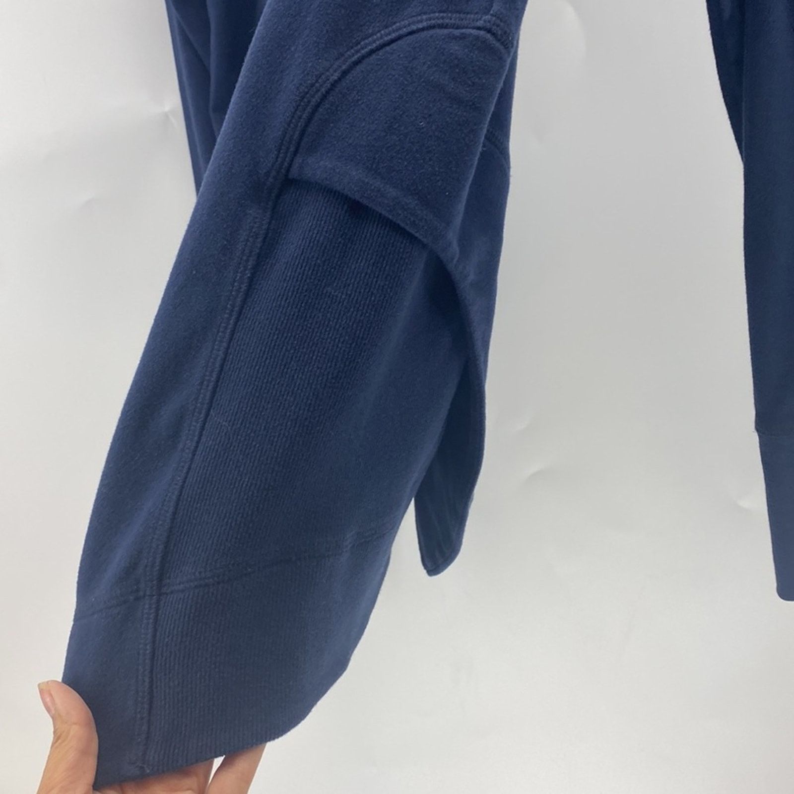 Sweaty Betty Sweaty Betty Navy Blue Escape Luxe Italian Fleece Hoodie Size S / US 4 / IT 40 - 10 Thumbnail