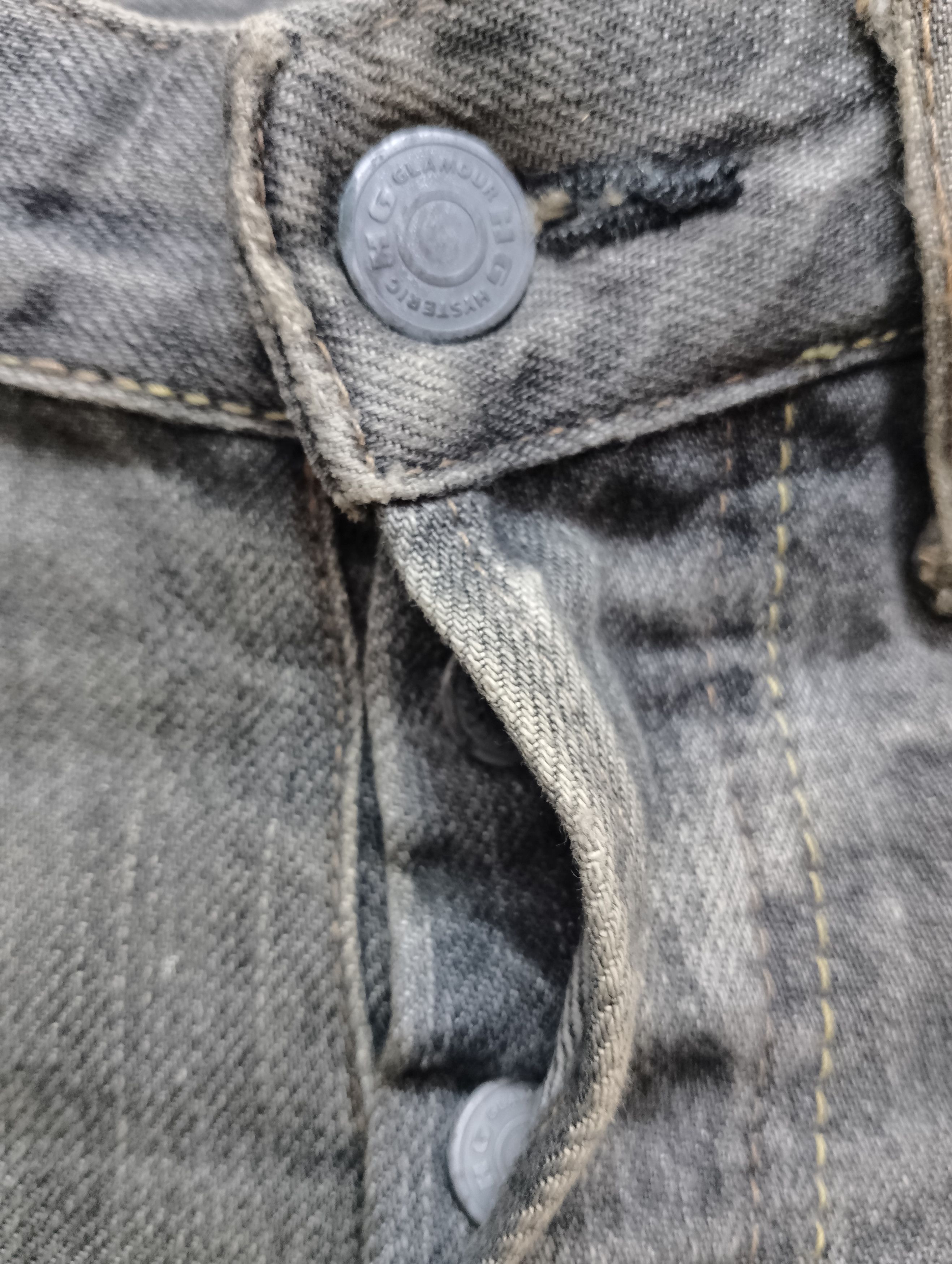 Japanese Brand Hysteric Glamour Punk Seditionaries Jeans Size 31" - 6 Thumbnail