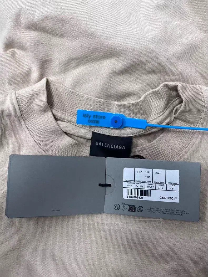 Balenciaga Balenciaga Letter Diamond Encrusted Round Neck Straight Sl Size XS / US 0-2 / IT 36-38 - 5 Thumbnail