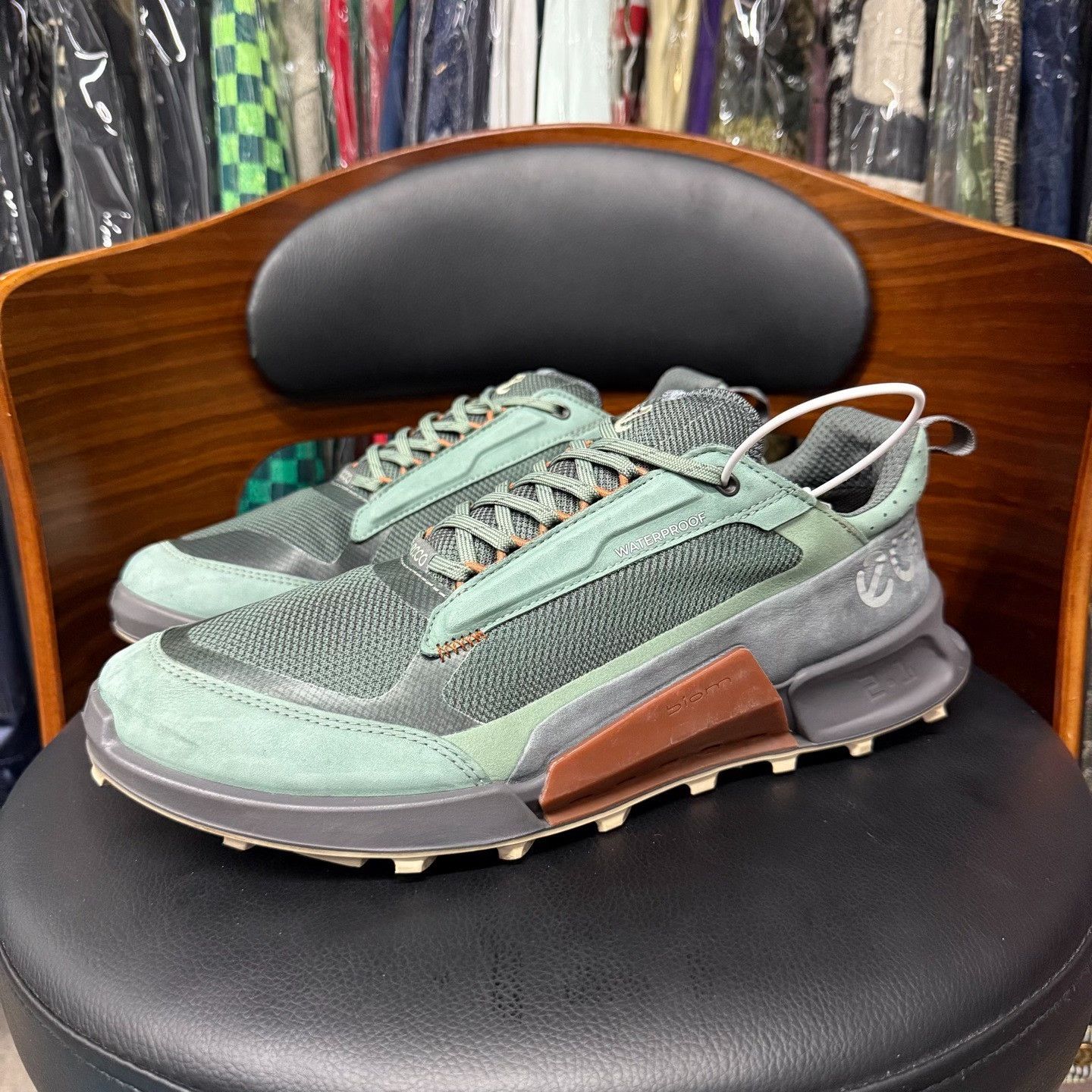 Ecco Green Lowtop Sneakers 10 Men Size US 10 / EU 43 - 1 Thumbnail