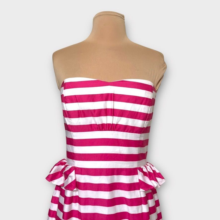 Lilly Pulitzer Lilly Pulitzer Azalea Maybell Dress 4 Swizzle Stripe Pink Wh Size S / US 4 / IT 40 - 6 Thumbnail