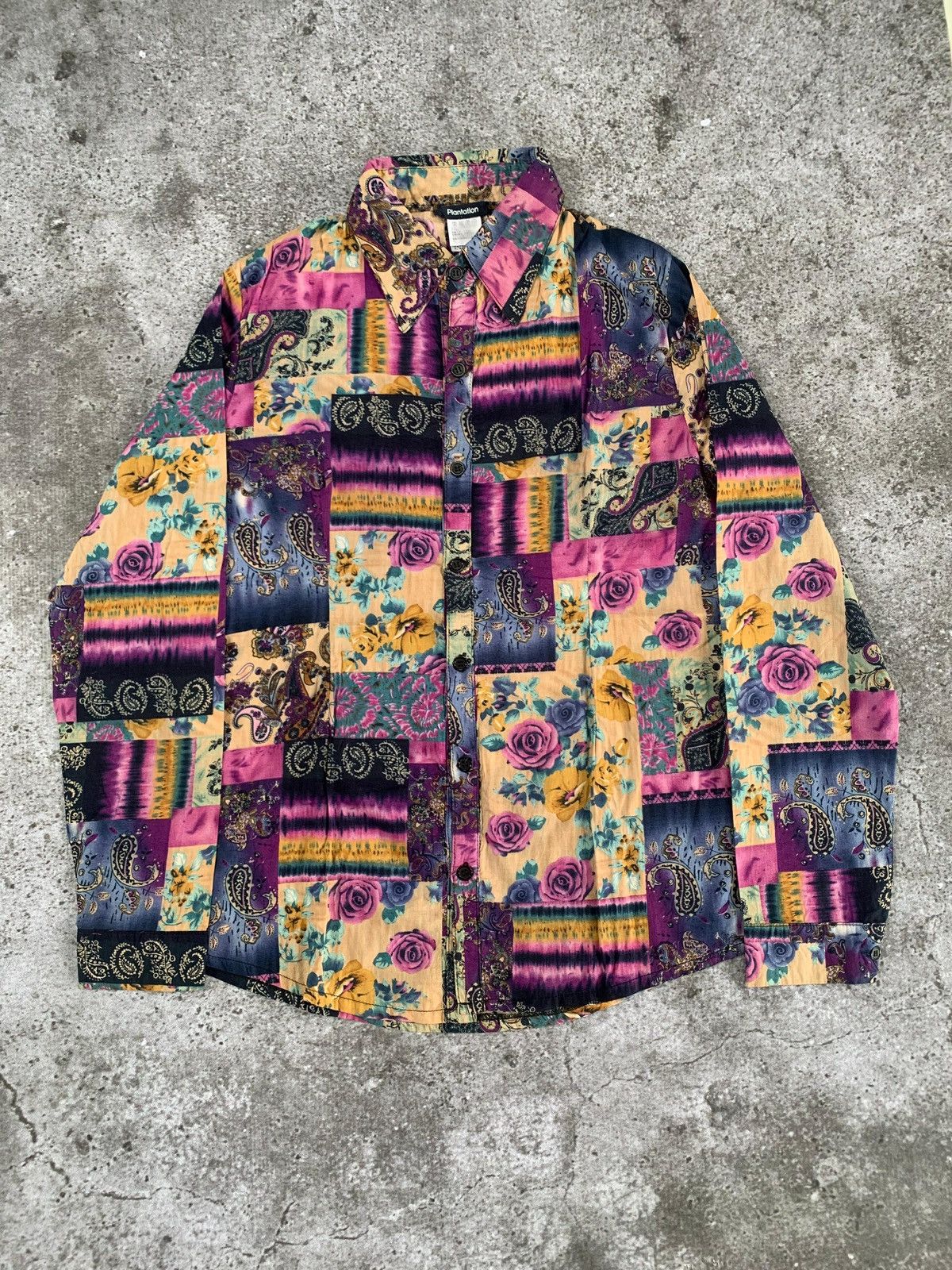 Plantation By Issey Miyake Floral Shirt