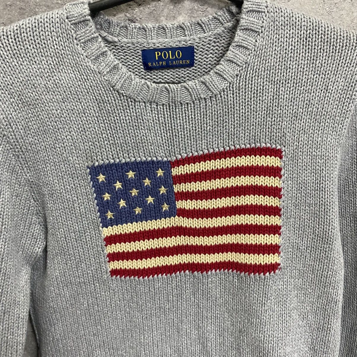 Polo Ralph Lauren Vintage Polo Ralph Lauren American Flag Sweater Size US XS / EU 42 / 0 - 8 Thumbnail