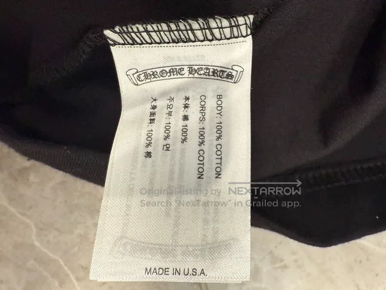 Chrome Hearts CHROME HEARTS Size S Horseshoe print black short sleeve T-s Size US S / EU 44-46 / 1 - 8 Thumbnail