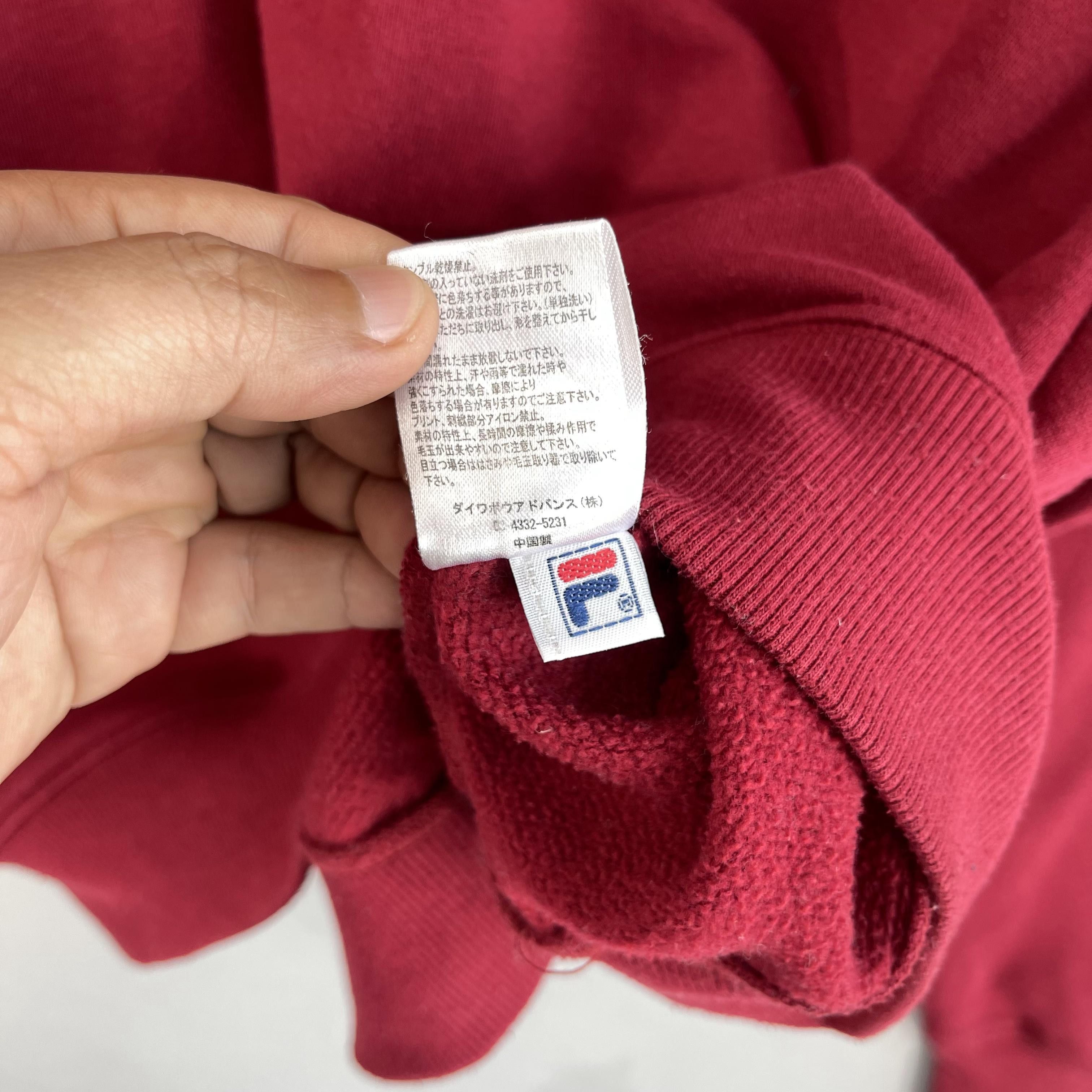 Fila × Vintage Vintage FILA Big Logo Spellout Crewneck Sweatshirt Size US M / EU 48-50 / 2 - 7 Thumbnail