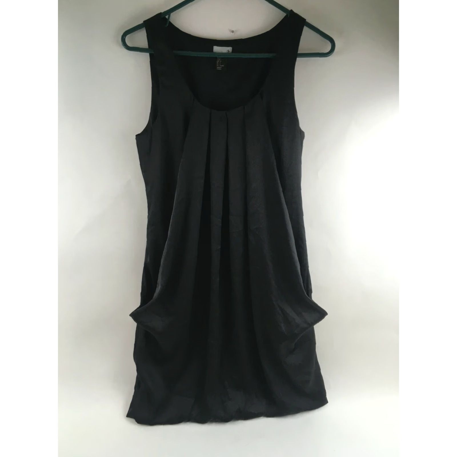 H&M H&M Dress Women’s Size 4 Black Scoop Neck Knee Length Sleeveless Pullover Ruffle Size S / US 4 / IT 40 - 2 Thumbnail