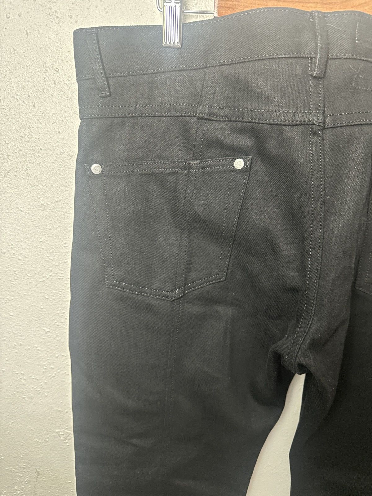 Unsound Rags UNSOUNDRAGS Q CUT JEANS BLACK RAW DENIM Size US 32 / EU 48 - 7 Thumbnail