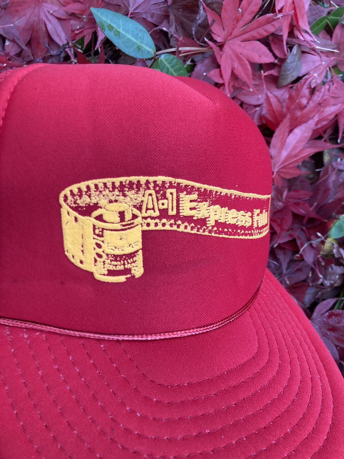 Vintage A-1 express photo cap Size 42 - 3 Thumbnail