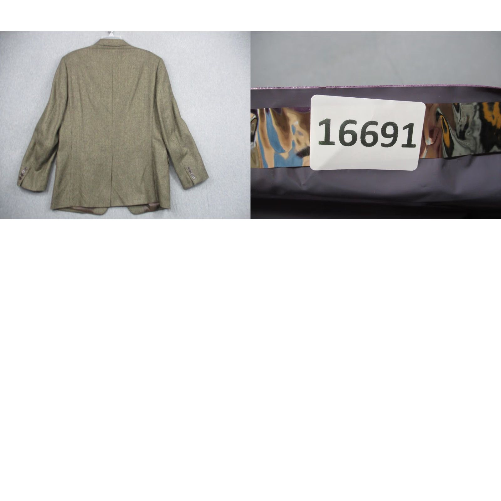 Ralph Lauren Lauren Ralph Lauren Blazer Mens 41R Brown Wool Sport Coat Classic Macy's Jacket Size 42R - 9 Thumbnail