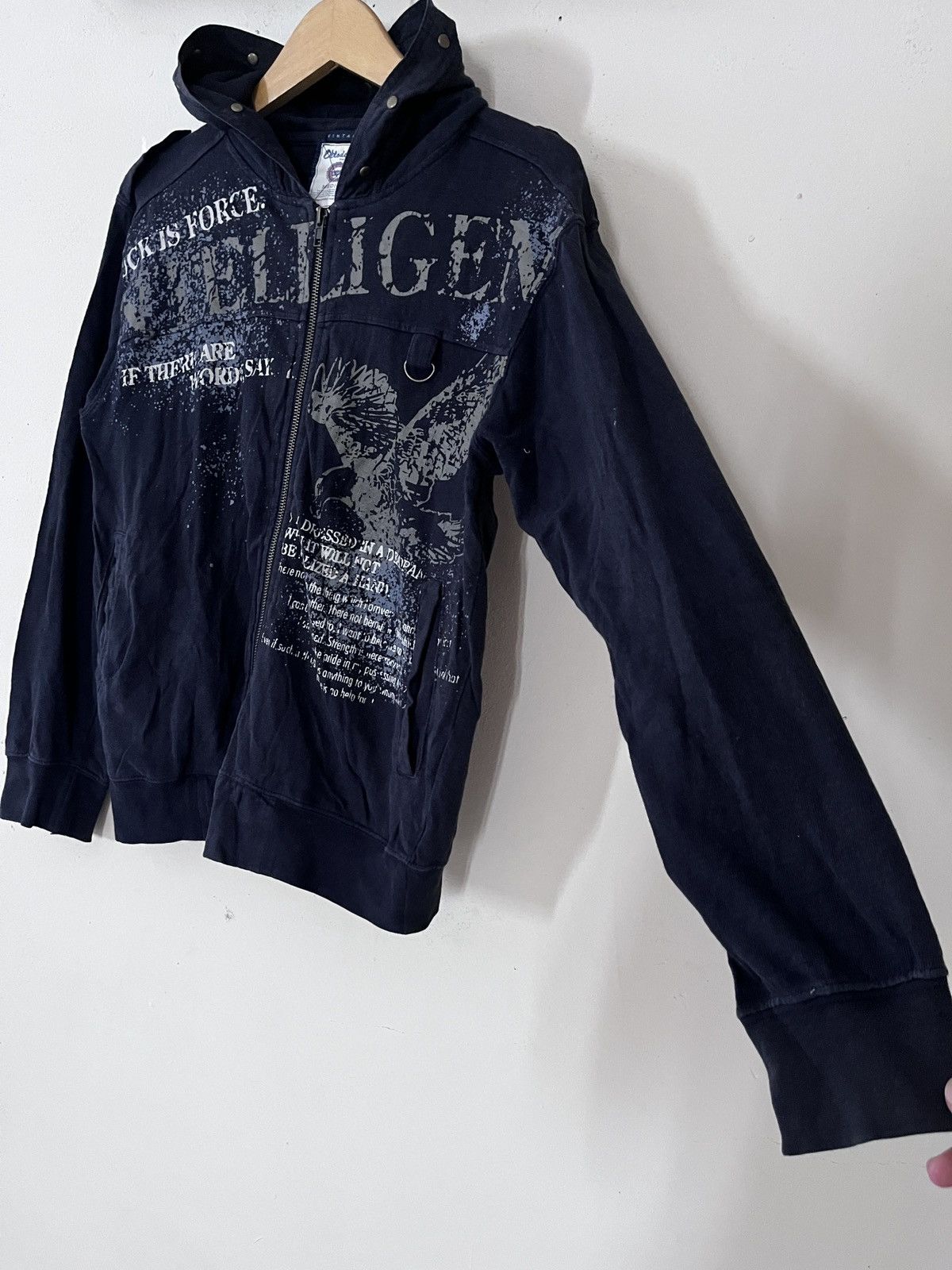 Japanese Brand Japanese OBLODESIGU Poem hood punk Size US S / EU 44-46 / 1 - 4 Thumbnail