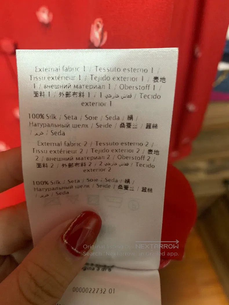 Valentino Valentino The main line is three-dimensional printing of m Size M / US 6-8 / IT 42-44 - 8 Thumbnail