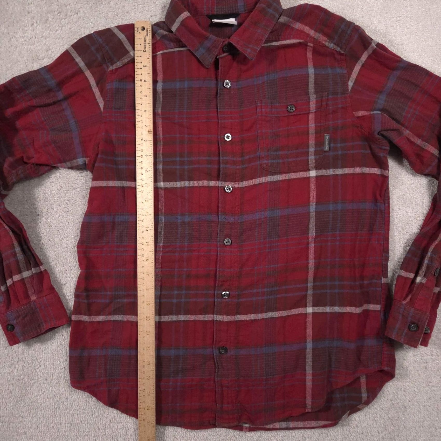Vintage Columbia Shirt Mens Medium Red Plaid Flannel Button Front Long Sleeve Casual Size US M / EU 48-50 / 2 - 7 Thumbnail