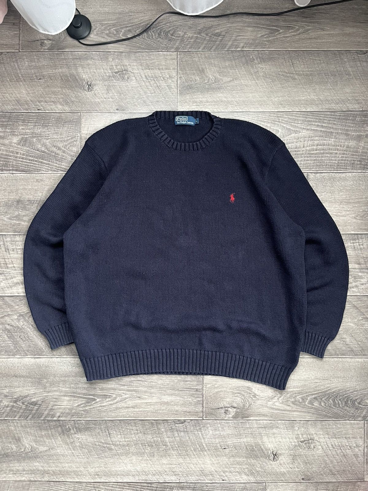 Polo Ralph Lauren Vintage Polo Ralph Lauren Sweater Knitted Y2K Baggy Size US L / EU 52-54 / 3 - 1 Thumbnail